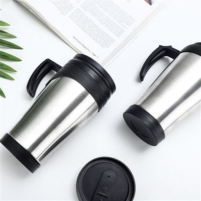 لیوان مسافرتی پلاستیکی با درب و دسته